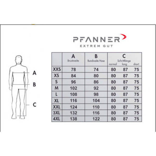 Pfanner Stretch-Air Schnittschutzjacke rot-gelb