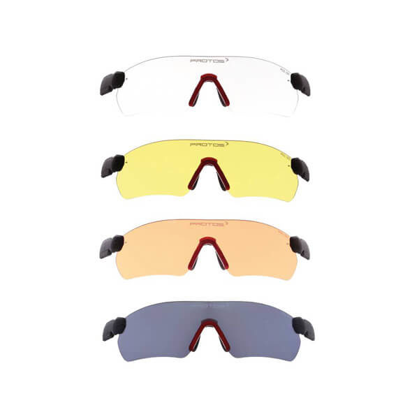 Protos® Integral Schutzbrille orange, gelb, klar, grau verspiegelt