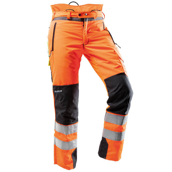 Ventilation Schnittschutzhose Pfanner orange EN 20471